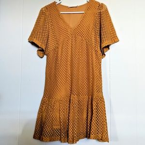 Mango mustard dress.